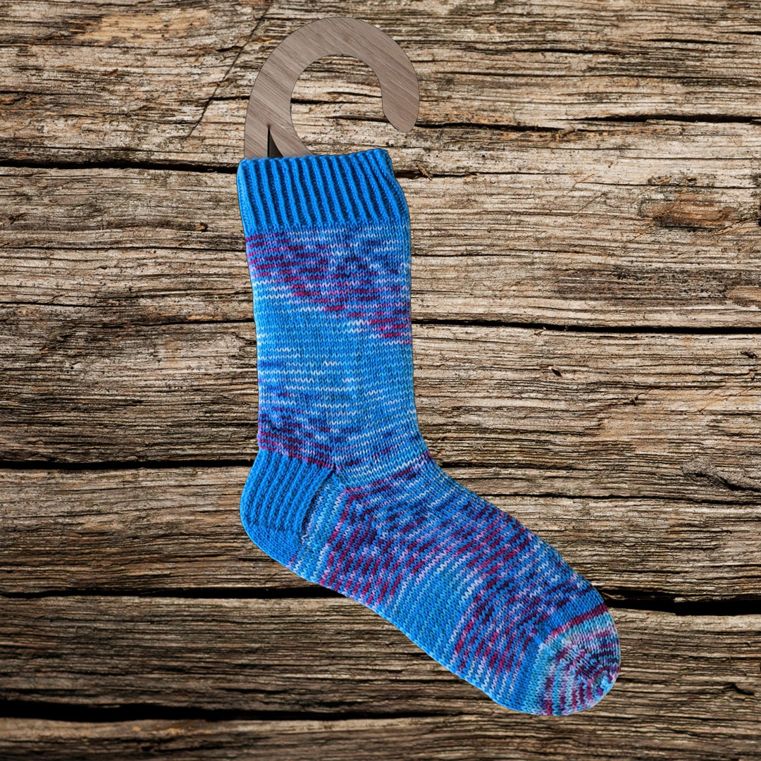 Aqua blauwe sokken door Mrs Handmade
