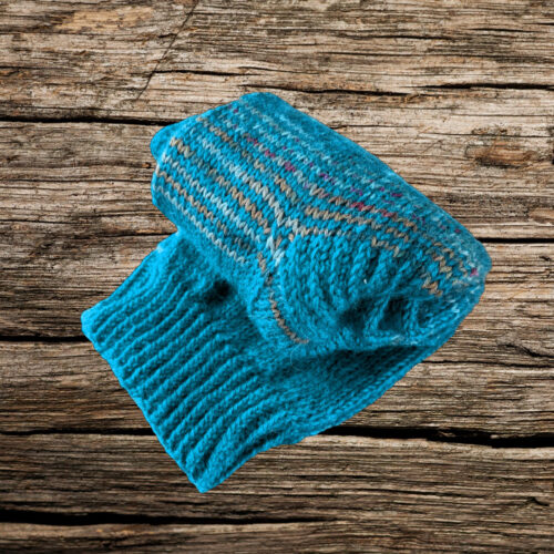 Teal sokken door Mrs Handmade