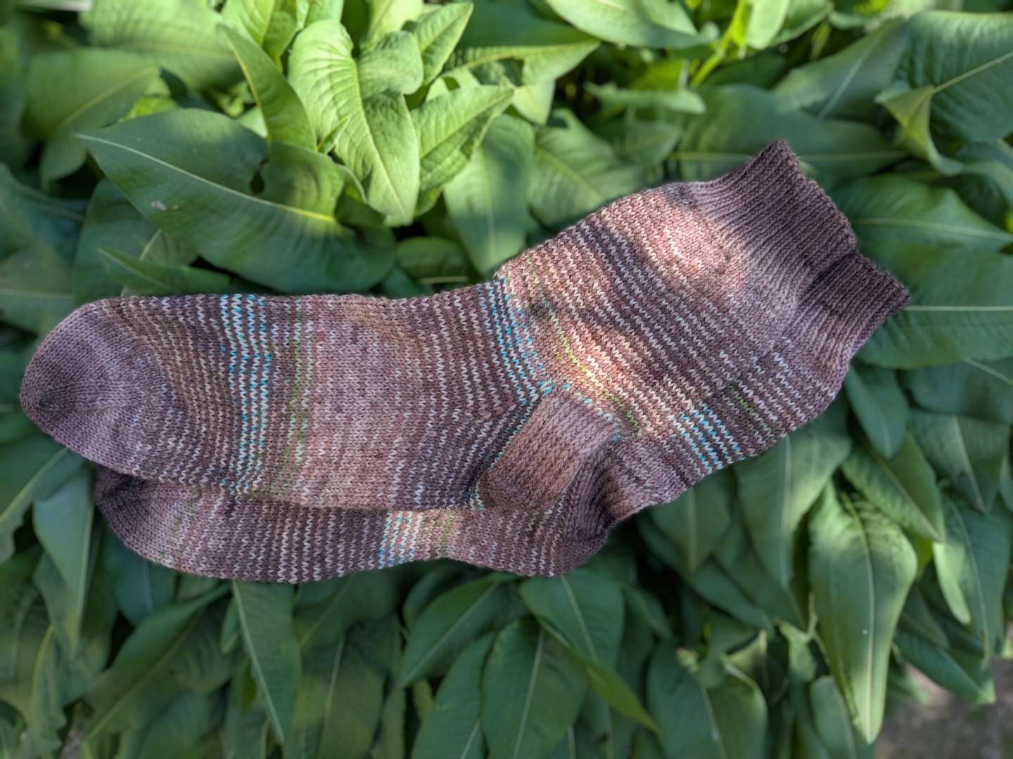 bruingestreepte sokken maat 41-42