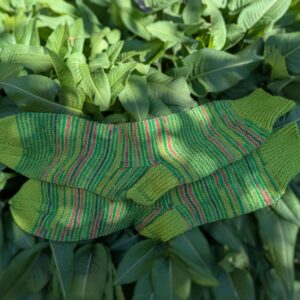 Groengestreepte sokken maat 39-40